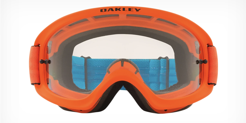 Oakley O Frame 2 Pro YOUTH Goggles Tuff Blocks Orange/Blue/Clear-2